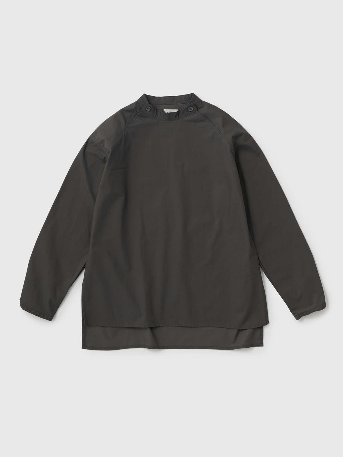 プルオーバーボタンシャツ グリーン M