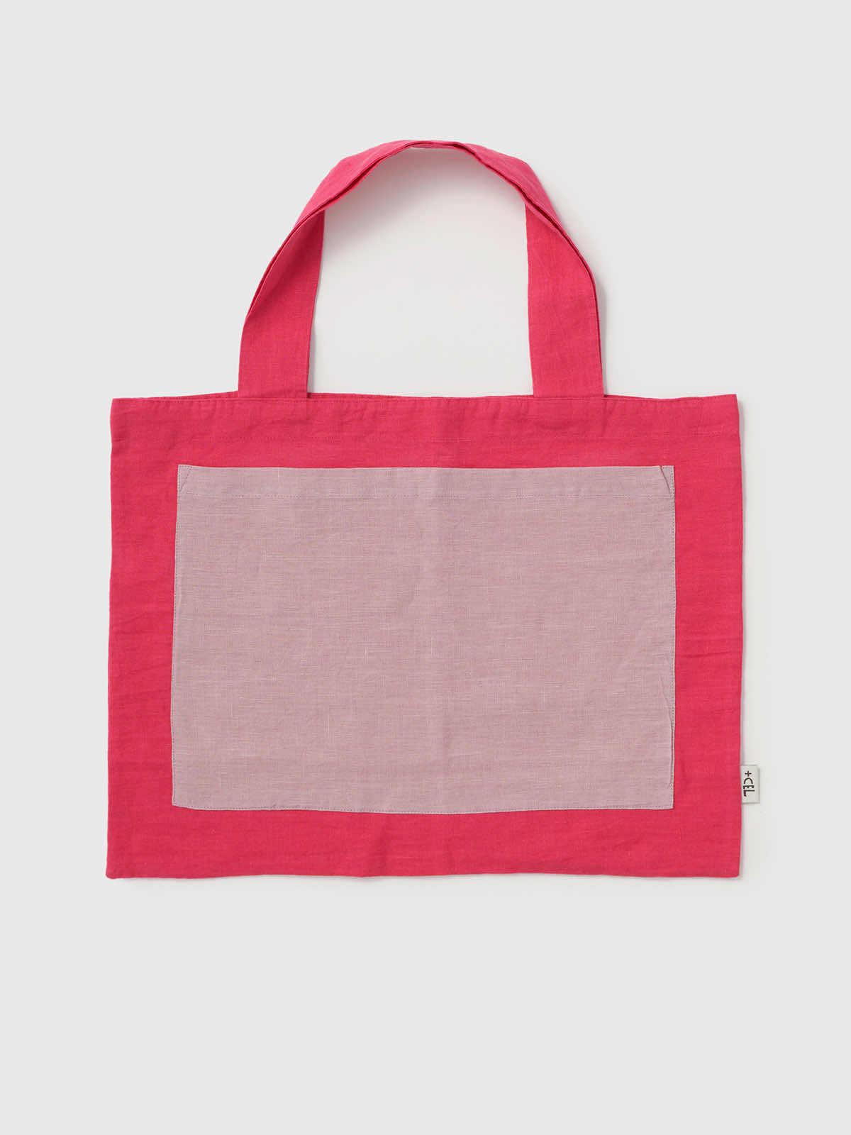 インド リネンバッグL グリーン×イエロー L