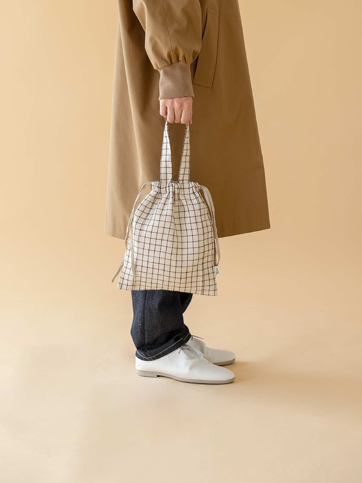 リトアニア リネンバッグS チェック S