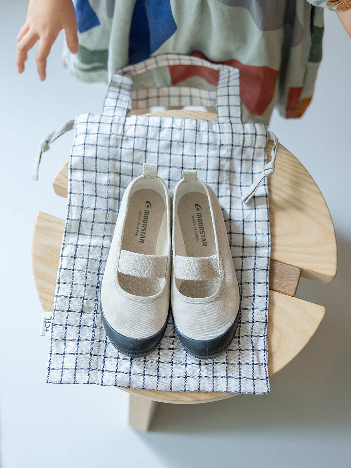 リトアニア リネンバッグS チェック S