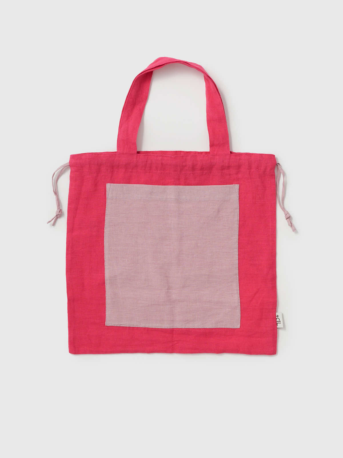 インド リネンバッグM グリーン×イエロー M